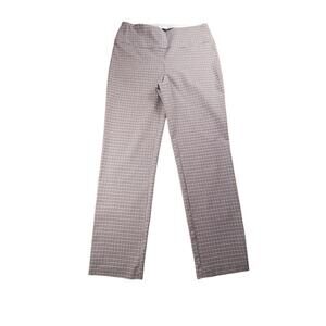 Up! Pants Women Size 10 Thincredible Fit Tummy Control Plaid Stretch Dress Pants